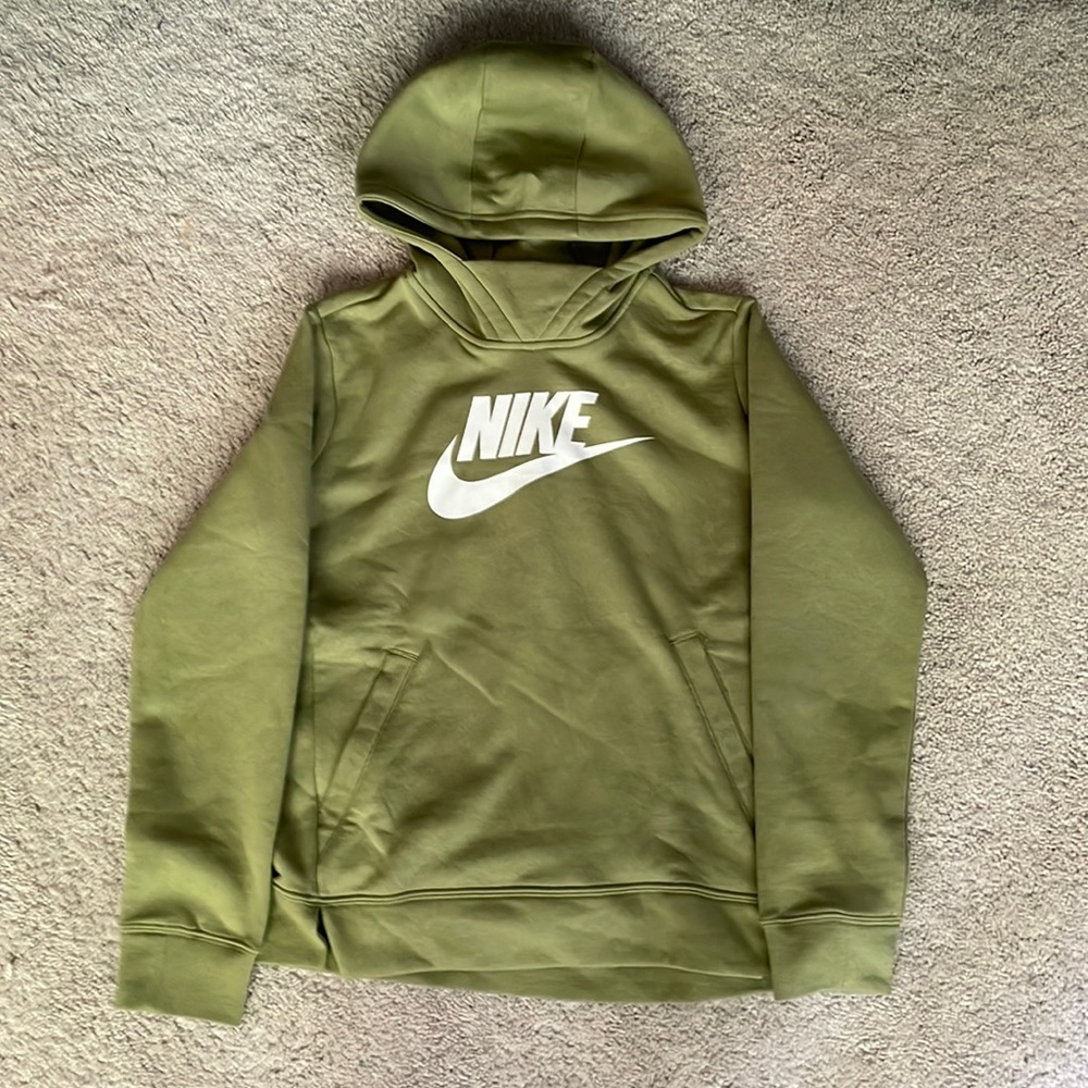 Green Nike hoodie